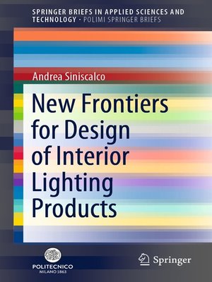 cover image of New Frontiers for Design of Interior Lighting Products